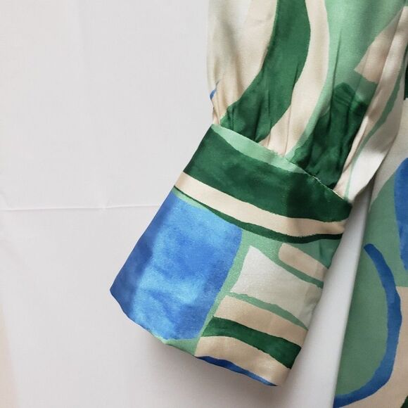 Zara Women’s Flowy Long Sleeve Maxi Cocktail Party Formal  Chic Dress XS NWT - Picture 6 of 16